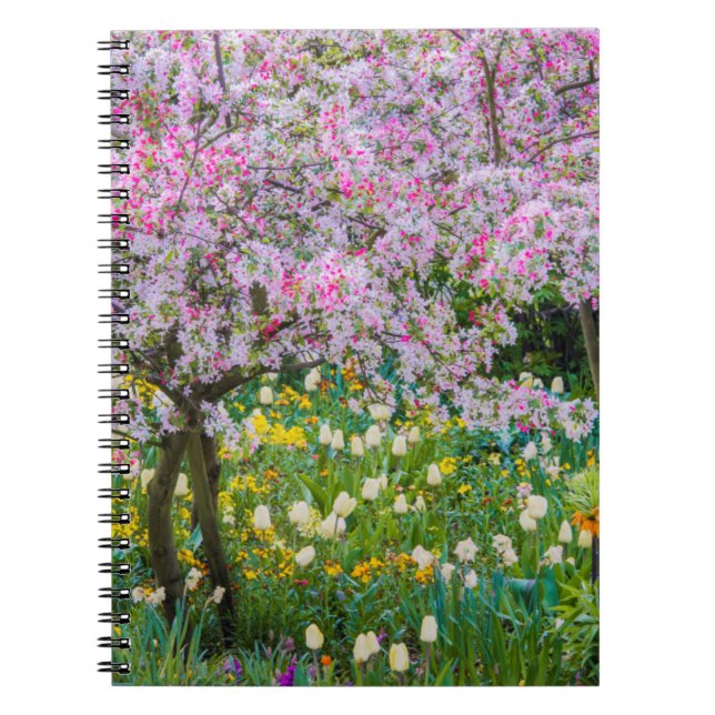Cuaderno Primavera en el jardín de Claude Monet (Frente)