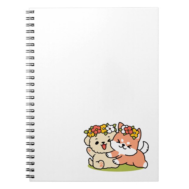 Cuaderno Primavera en la atención - Adorable Ilustracion de (Frente)