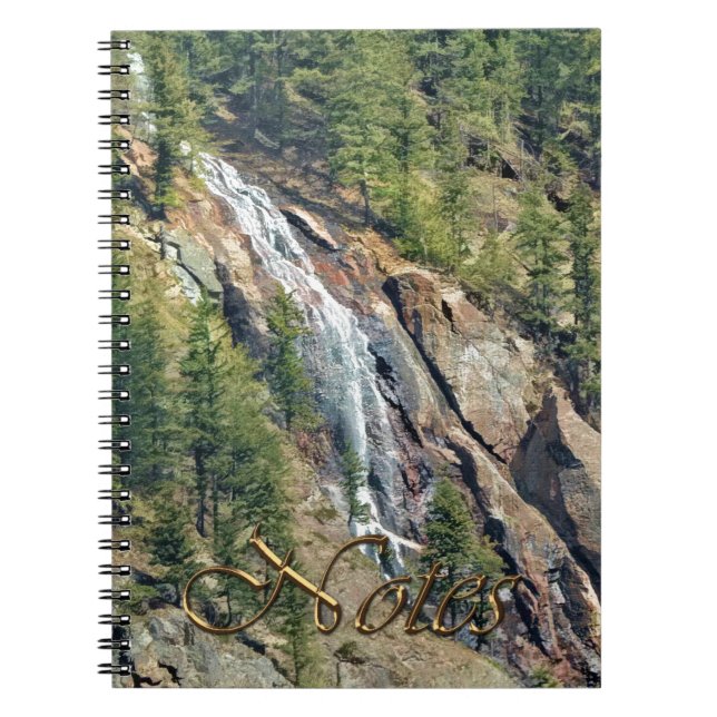 Cuaderno Primavera en las rocas y el arte de las cataratas  (Frente)