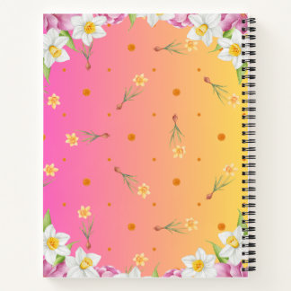 Cuaderno Primavera floral Daffodil | Azul agitado personali