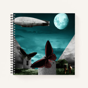Cuaderno Primavera metálica