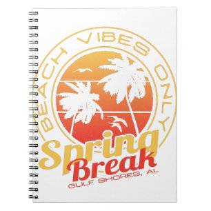 Cuaderno Primavera Rompiendo Playa Vibes Sólo El Golfo De 