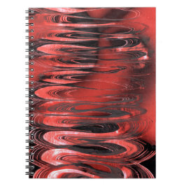 Cuaderno Primavera Surrealista Rojo a Negro
