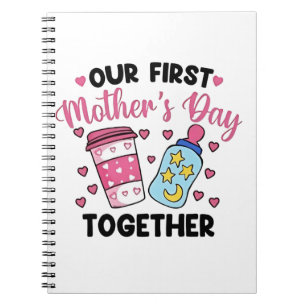 Cuaderno Primer Día de la Madre Juntos Matrimonio de Pareja
