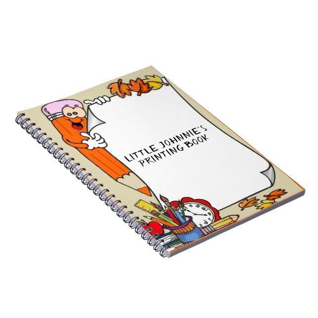 Cuaderno Primer libro de impresión para niños pequeños (Lado Derecho)