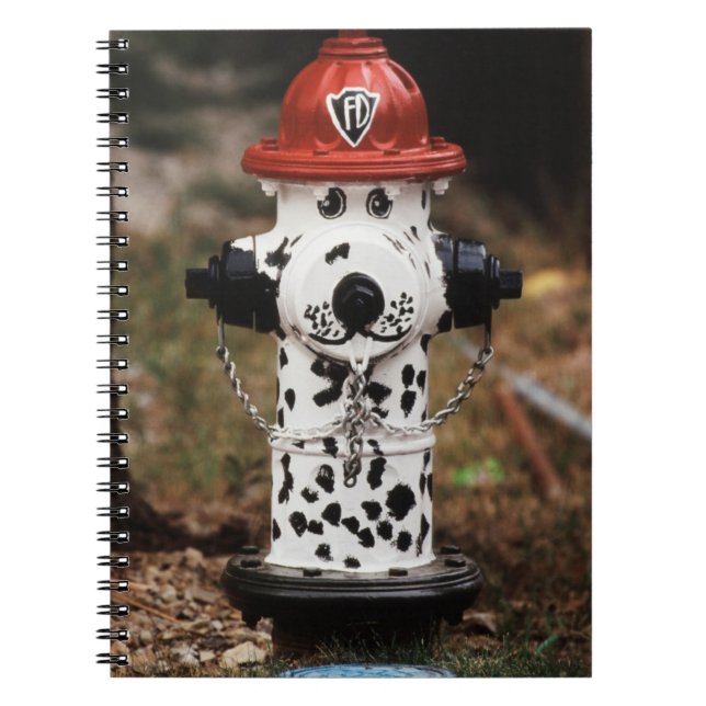 Cuaderno Primer plano de boca de incendio (Frente)