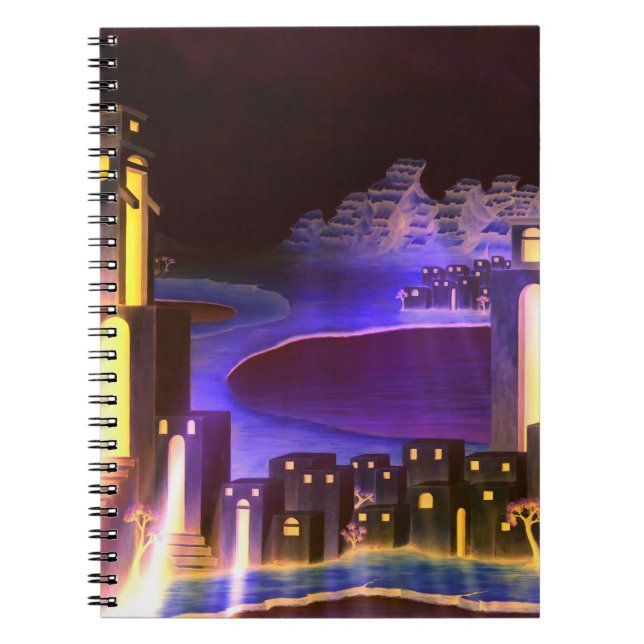 Cuaderno "Primer revelación" - arte misterioso críptico (Frente)