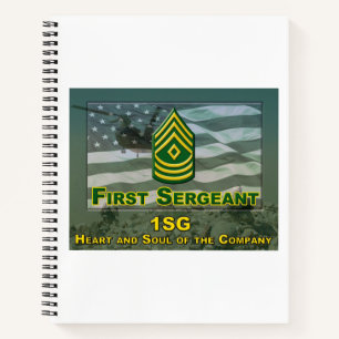 Cuaderno Primer Sargento Regalo Conmemorativo
