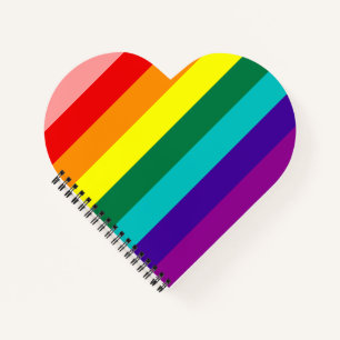 Cuaderno Primera bandera del orgullo arcoiris