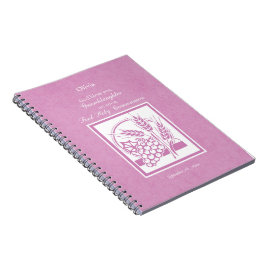 Cuaderno Primera comunión de nieta, rosa