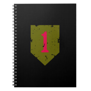 Cuaderno Primera División de Infantería "Big Red One" con p