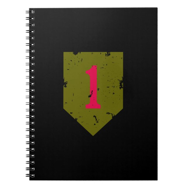 Cuaderno Primera División de Infantería "Big Red One" con p (Frente)