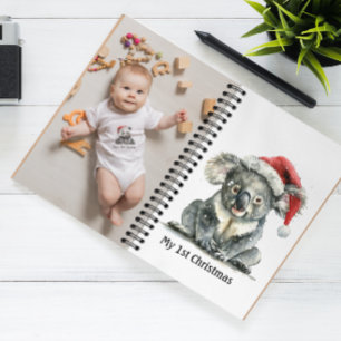 Cuaderno Primeras caricias de Navidad del koala, personaliz