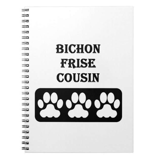 Cuaderno Primo del Bichon Frise (Frente)