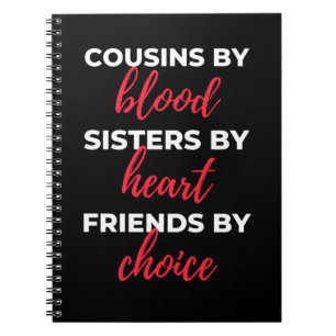 Cuaderno Primos De Hermanas De Sangre Por Corazón