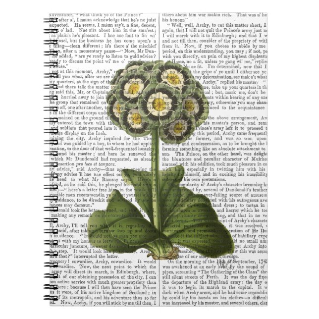 Cuaderno Primula Auricula Blue (Frente)