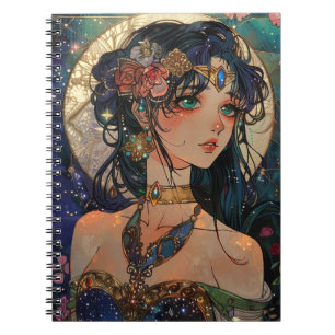 Cuaderno Princesa Celestial - Azules y Blooms
