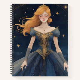 Cuaderno Princesa de Azul