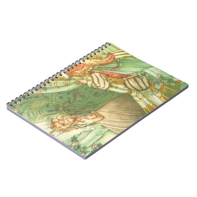 Cuaderno Princesa de Belleza Durmiente, cuento de hadas vin (Lado Izquierdo)