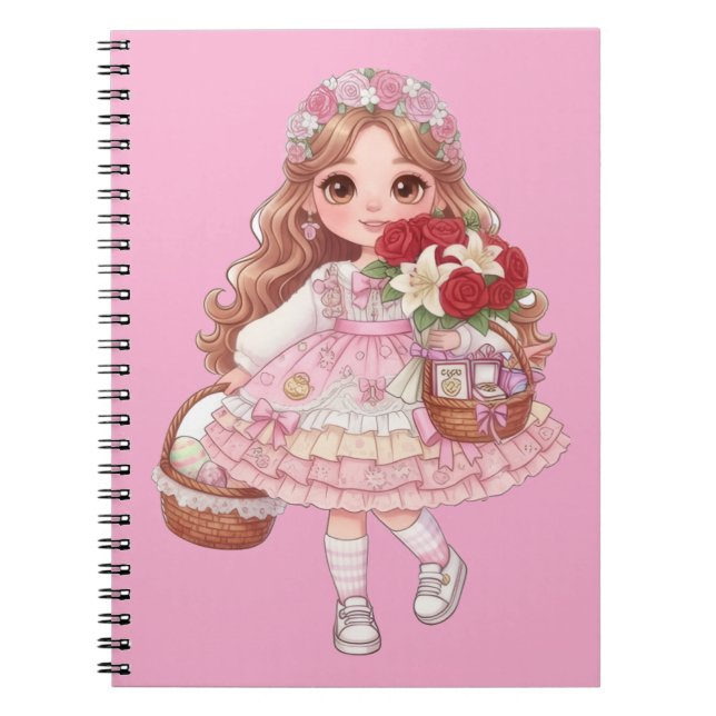 Cuaderno princesa de corazones (Frente)