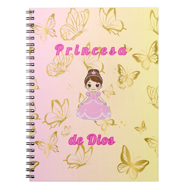 Cuaderno Princesa de Dios -edicion niñas  (Frente)