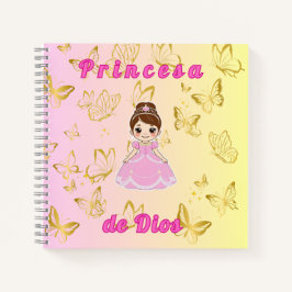 Cuaderno Princesa de Dios -edicion niñas 
