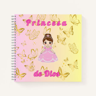 Cuaderno Princesa de Dios -edicion niñas