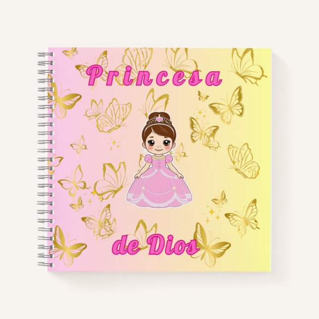 Cuaderno Princesa de Dios -edicion niñas  (Anverso)