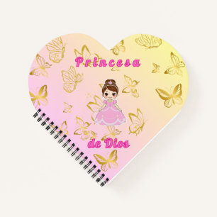 Cuaderno Princesa de Dios -edicion niñas