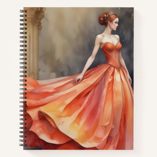 Cuaderno Princesa de Fuego (Anverso)