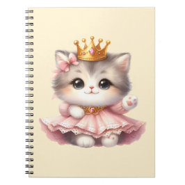 Cuaderno Princesa de gatito suave
