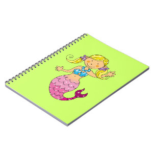 Cuaderno princesa de la sirena