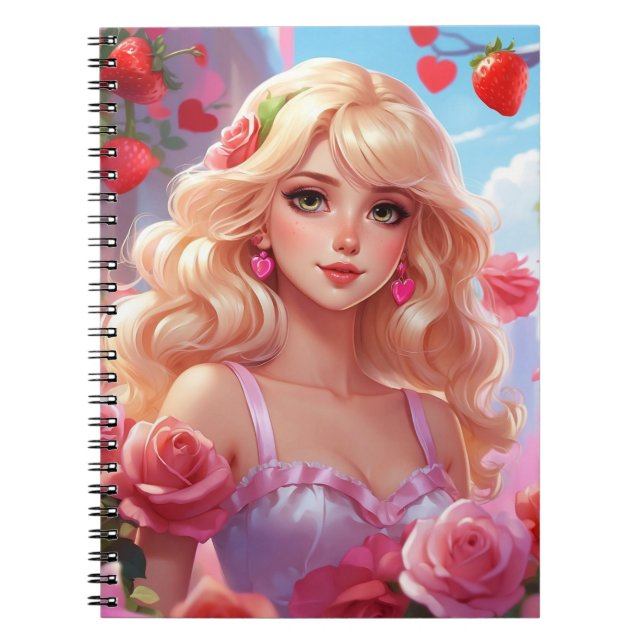 Cuaderno Princesa de primavera (Frente)
