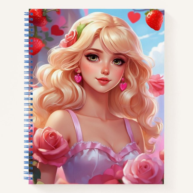 Cuaderno Princesa de primavera (Anverso)