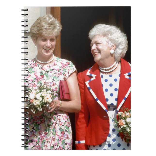Cuaderno Princesa Diana-Barbara Bush (Frente)
