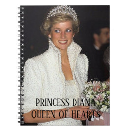 Cuaderno PRINCESA DIANA Reina de los corazones