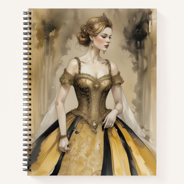 Cuaderno Princesa Dorada (Anverso)