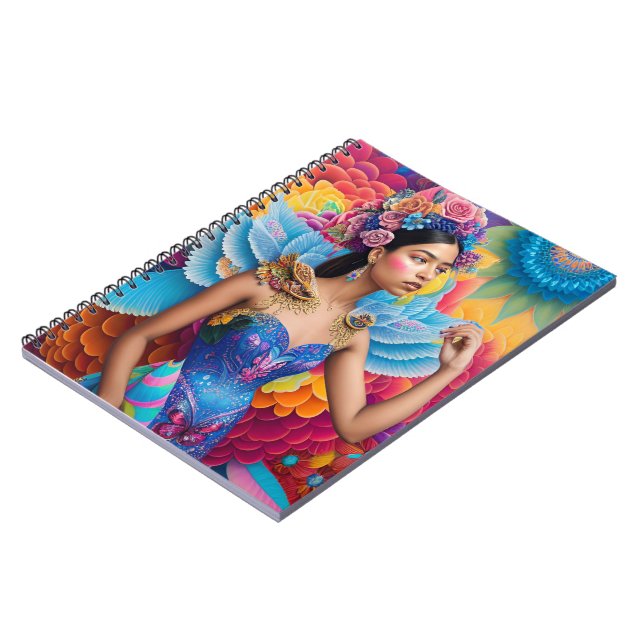 Cuaderno Princesa elegante con alas  (Lado Izquierdo)