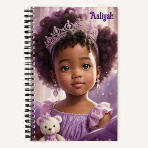 Cuaderno Princesa Elegante de etnia púrpura