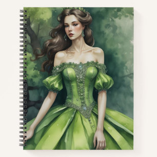 Cuaderno Princesa en Acuarela