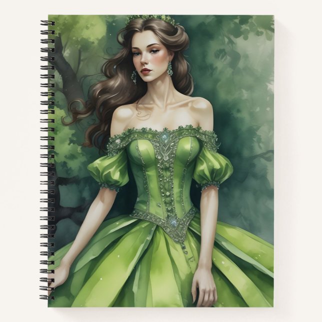 Cuaderno Princesa en Acuarela (Anverso)