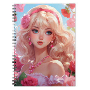 Cuaderno princesa flor
