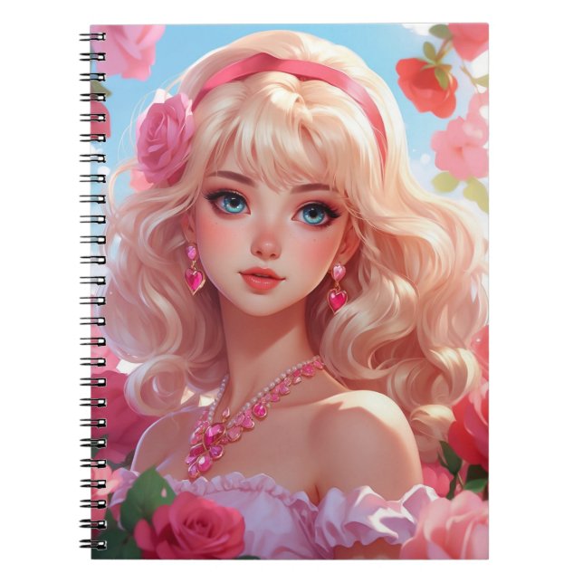 Cuaderno princesa flor (Frente)
