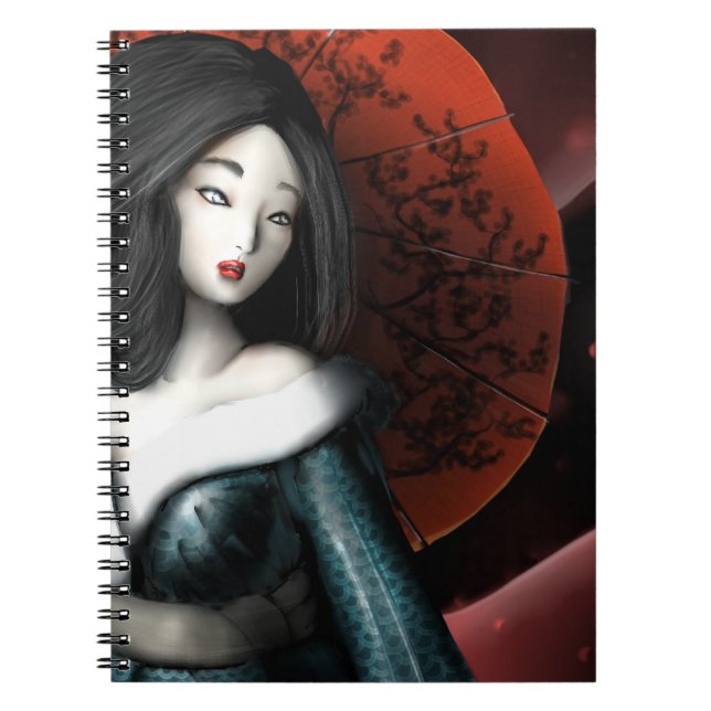 Cuaderno Princesa japonesa - Taketori Monogatari (Frente)