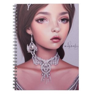 Cuaderno princesa lila