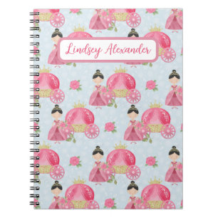 Cuaderno Princesa linda personalizada