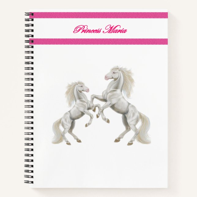 Cuaderno Princesa María de bloc de notas espiral (Anverso)