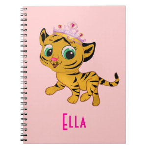 Cuaderno Princesa personalizada Tigress Notebook del tigre