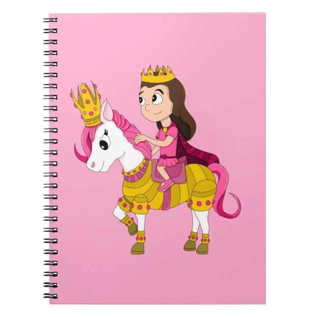 Cuaderno Princesa personalizado (Frente)
