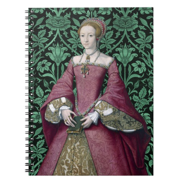 Cuaderno Princesa Retrato Elizabeth Tudor, Reina (Frente)